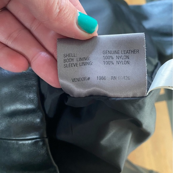 Wilsons Leather Black Jacket Large - Picture 15 of 15